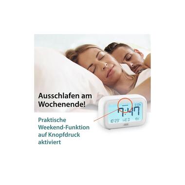 Sveglia digitale ADE con display della temperatura