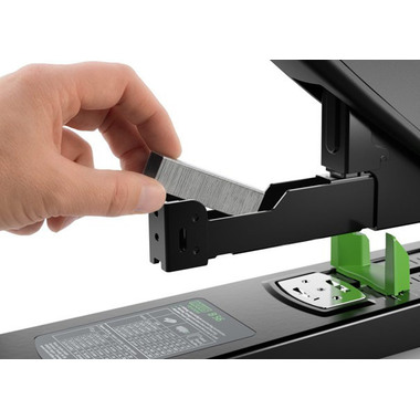NOVUS Graffatrice B56 re+new B56 023-0066 nero/verde, 200 fogli