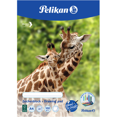 PELIKAN Zeichenblock A4 C4/20 20 Blatt 20 Blatt