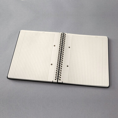 CONCEPTUM Taccuiono spirale A5 CO822 Softwave black,quadr.