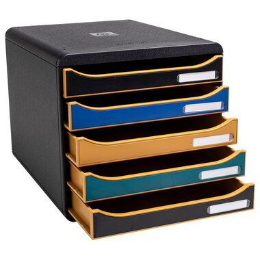EXACOMPTA Schubladenbox NeoDeco A4+ 309505D multicolor 5 Schubladen
