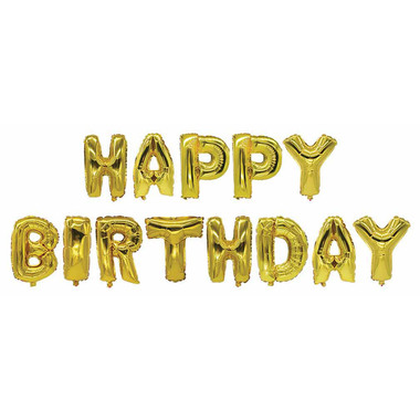 I AM CREATIVE Folienballon,Birthday, 35cm 6010.92 gold