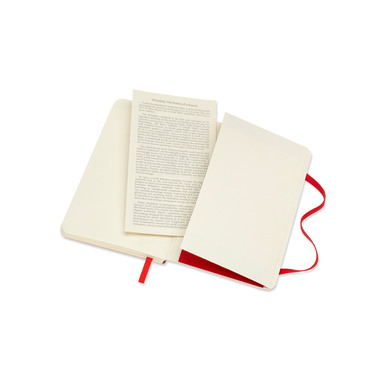 MOLESKINE Notizbuch P/A6 854597 Liniert,SoftCover,Scharlach