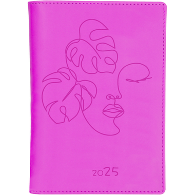 BIELLA Planer Istanbul 2025 855715400025 1M/2S pink ML 10.6x15.3cm