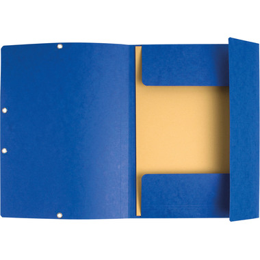 EXACOMPTA Gummibandmappe A4+ 55302E blau manila