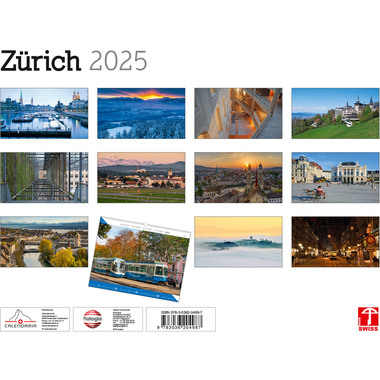 CALENDARIA Calendario 2025 783036204987 Zürich ML 40x31cm