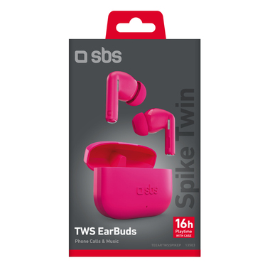 Auricolari TWS Wireless Spike Twin con custodia di ricarica | SBS