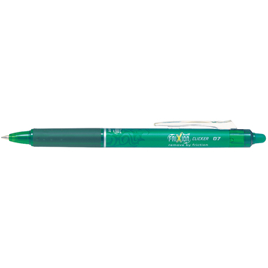 PILOT Frixion Clicker 0.7mm BLRT-FR7-G verde, rechargeable, corrig.