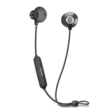 Wireless semi-in-ear metal earphones | SBS