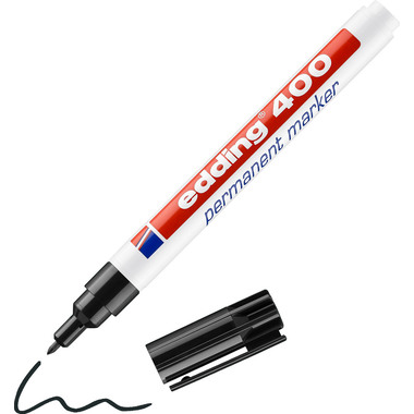 EDDING Permanent Marker 400 -1mm 400-1 schwarz