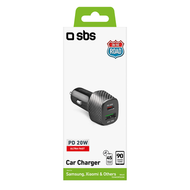 Car Charger with USB-C and USB-A