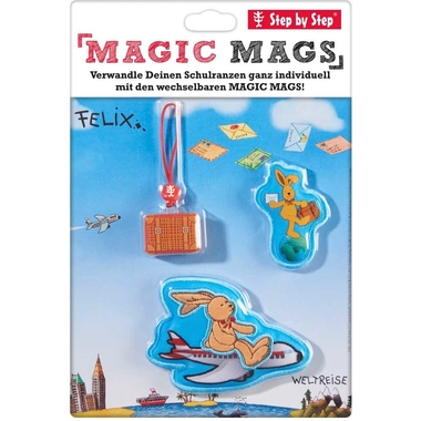 STEP BY STEP Accessori MAGIC MAGS 129396 Felix Rabbit World Tour 3 pz.