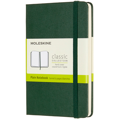 MOLESKINE Carnet HC P/A6 629032 en blanc, vert, 192 pages