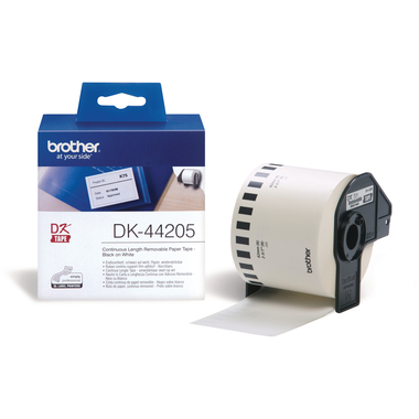 PTOUCH Etichette continue 62mmx30.48m DK-44205 QL-500/550 bianco rotolo