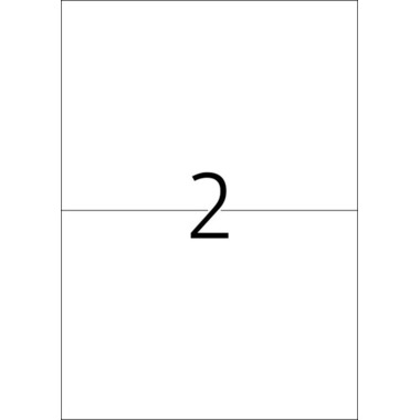 HERMA Étiquettes PP 210x148mm 9535 blanc 20 pcs./10 flls.