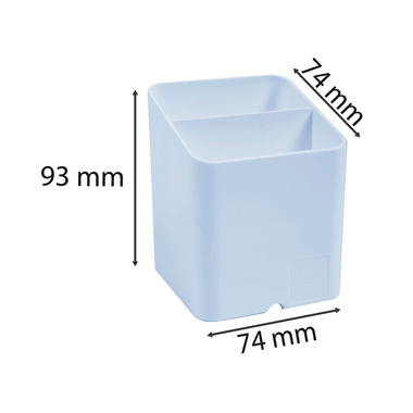 EXACOMPTA Pen-Cube organizer Aquarel 67762D bleu pastel 2 comp.