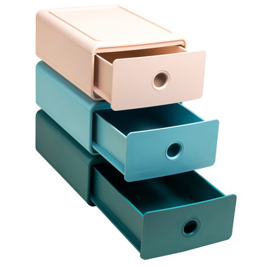 EXACOMPTA Schubladenbox Skandi A5+ 315431D nude 1 Schublade
