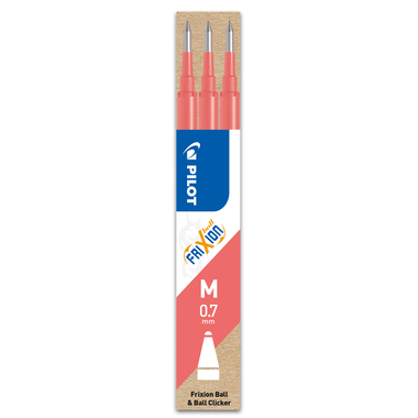 PILOT FriXion Refill 0.7mm BLS-FR7-CP corall-pink 3 Stück