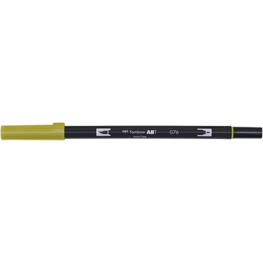 TOMBOW Dual Brush Pen ABT 076 ocre vert