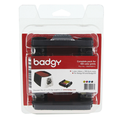 EVOLIS Nastro YMCKO CBGR0100C Badgy 100/200