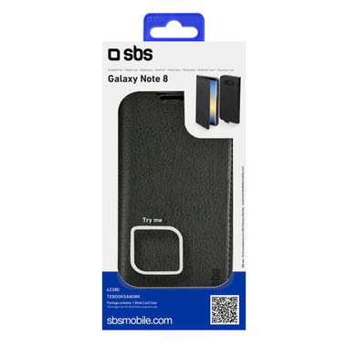 Black book-style case with credit card slot for Samsung Galaxy Note 8 DE <strong class=description-headline>More memory for your handset</strong>Give your mobile phone the capacity to store more music, data or programs with this handy 1GB microSD memory card.
