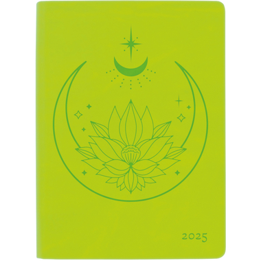 BIELLA Agenda Memento 2025 825715310025 1S/2P vertclair ML 10.1x14.2cm