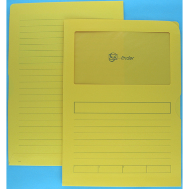 GOESSLER Dossiers G-Finder 220x310mm 2802 jaune 100 pcs.