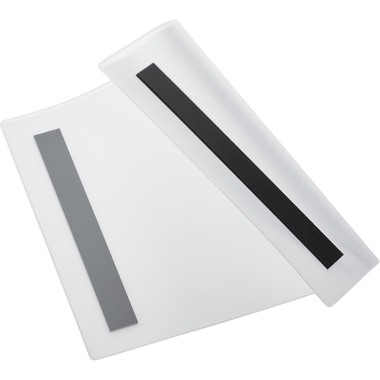 MAGNETOPLAN Dossiers magnetofix A4 1130930 transp. oblong, 2mm