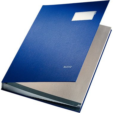 LEITZ Raccoglitore per firme A4 57000035 blu 20 compart.