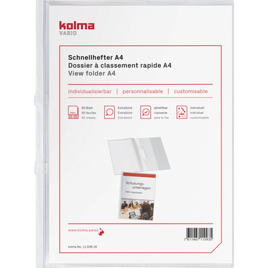 KOLMA Dossier-classeur Vario A4 11.006.16 blanc