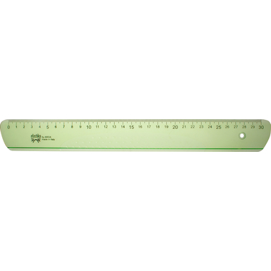 ARDA Righello Elastika 30cm EL30 verde chiaro trasp.
