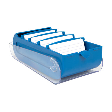 BIELLA Karteikartenbox Bunny A7 20879105U blau 13.2x8.5x25cm