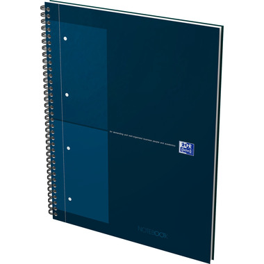 OXFORD Spiralbuch A4+ 400191243 kariert 5mm, petrol 80 Blatt