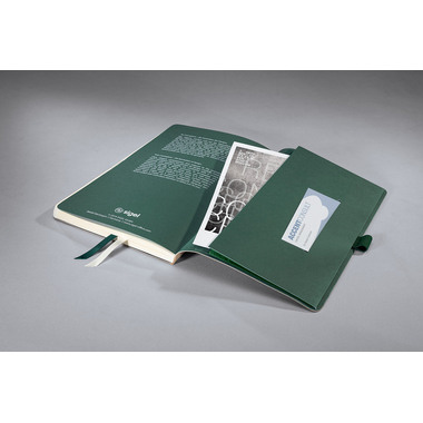 CONCEPTUM Taccuino bamboo A5 CO671 nero, 194 S., colorato
