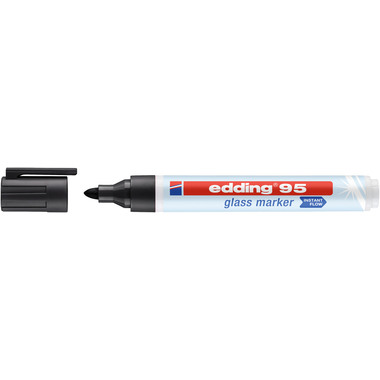 EDDING marqueur de verre 95 95-001 noir