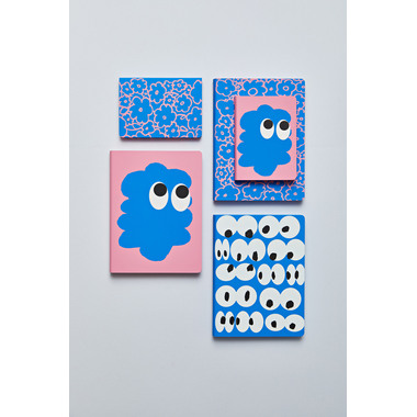 NUUNA Cahier de notes Graphic L 55768 FLOWER POWER 256 pages