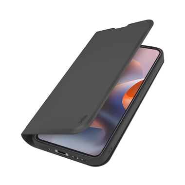 Black book-style cover for Motorola G86 | SBS