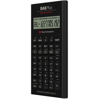 TEXAS INSTRUMENTS Calculator Finance TI-BAII+ professional d/f/e