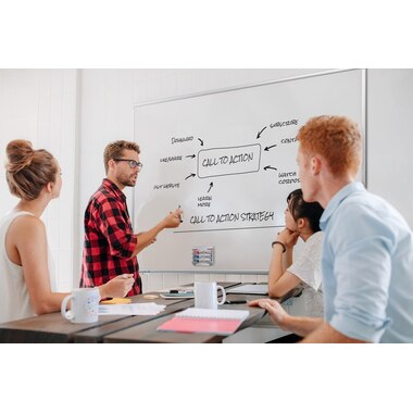LEGAMASTER Whiteboard 7-122000-1 Markerhalter, weiss