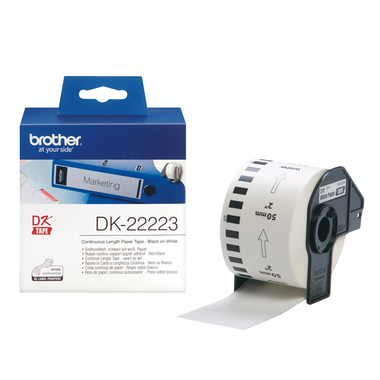 PTOUCH Etichette endlos 50mm/30.48m DK-22223 QL-500 cartabianco rotolo