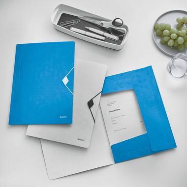 LEITZ Dossier de coll. WOW A4 45990036 bleu 150 feuilles