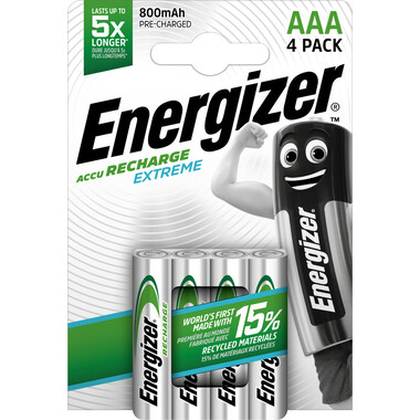 Energizer NiMH Akku Extreme (AAA) 800 mAh, 4 pcs