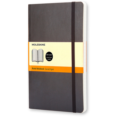 MOLESKINE Carnet Soft A5 716-2 ligné noir