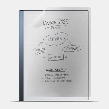 This easy-to-apply film feels just like paper, letting you use your Marker passive stylus like a real pencil