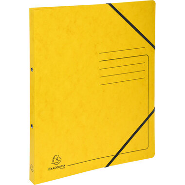 EXACOMPTA Carteletta ad anelli 2.0cm 542559E giallo, elastico, 2-anelli A4