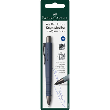 FABER-CASTELL Kugelschreiber Poly Ball XB 241189 navy blue