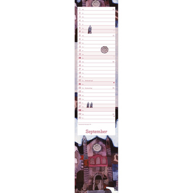 HEYE Monatsplaner Wachtmeister 2025 21894+25 DE 11x49cm
