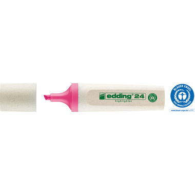 EDDING EcoLine Textmarker 24 2-5mm 24-9 rosa