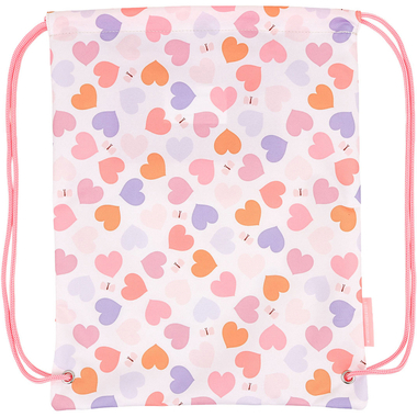 ALLC Borsa da ginnastica 32x42cm DRHEMU09 Hearts