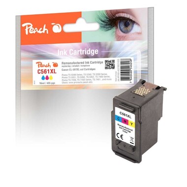 Peach tête d'impression XL coleur compatible avec Canon CL-561XL, 3730C001